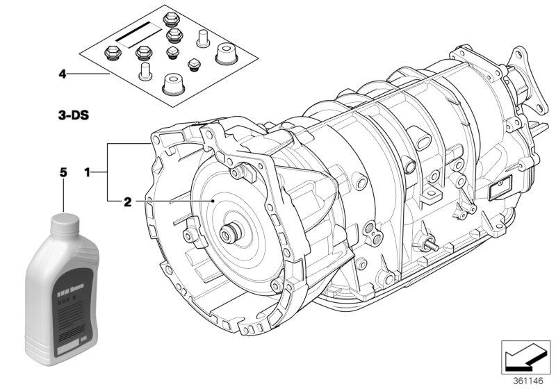 Exchange automatic transmission EH A5S 390R - YU 24007526092