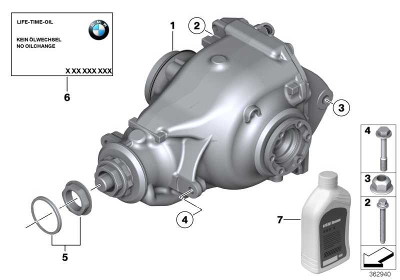 Exchange rear I = 2.56 33107571597