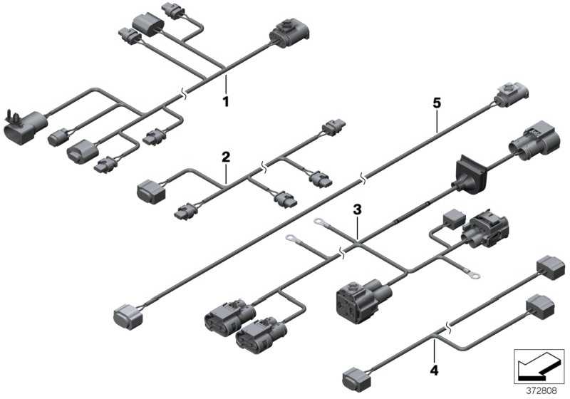 Harness ACC sensor 61129315082