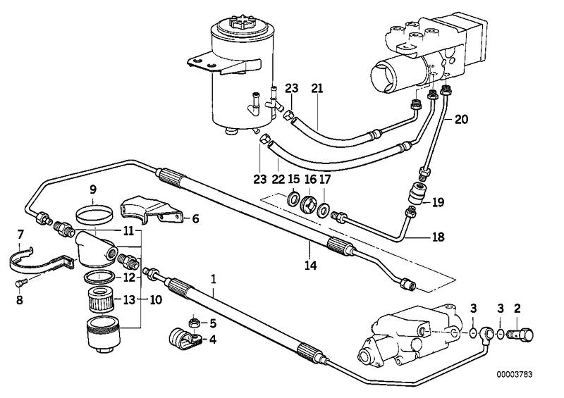 Pressure hose 32411137729