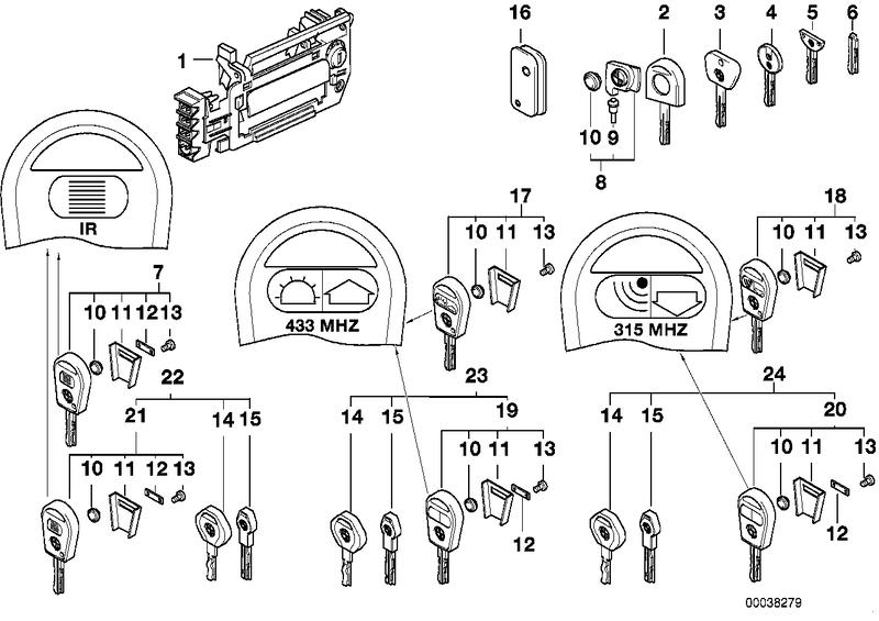 General key with Fernbet. Code 51218354410