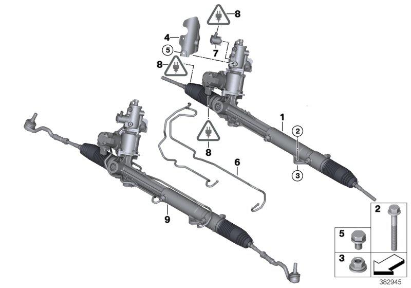 Exchange hydraulic steering gear active steering 32106863862