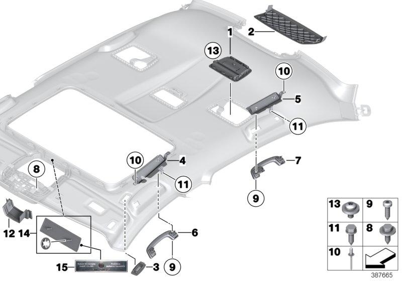 Cover brake light EVEREST GRAU 51449149841