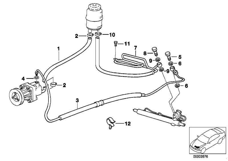 Pressure hose 3 Z3 32411095068