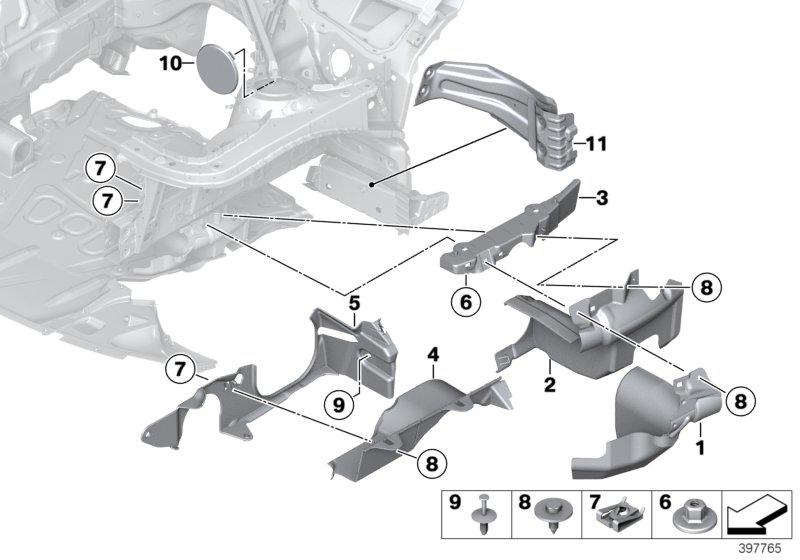 Steering cover unit top right 51757274856