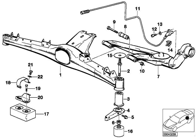 Trailing arm left 33321090097