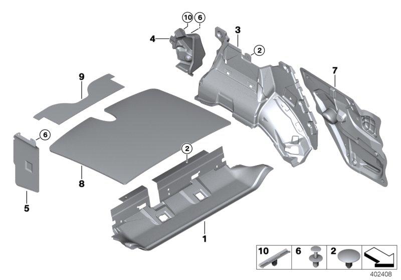 Soundproofing Left rear door 51487355615