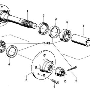 Rear axle 33411123869