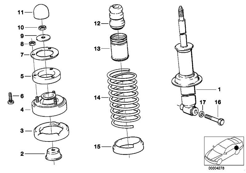 Suspension strut FEB-14524