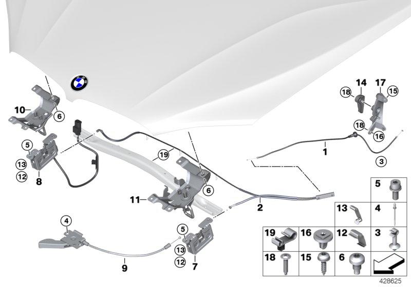 Holder front flap actuation 51437284598