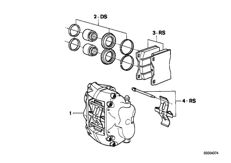 Brake caliper without pads left 280X22 7 Series 34111120291