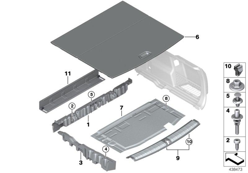 Luggage compartment floor 51477425352