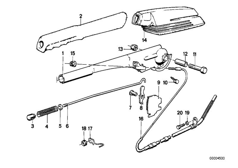 Bowden cable 34411154106