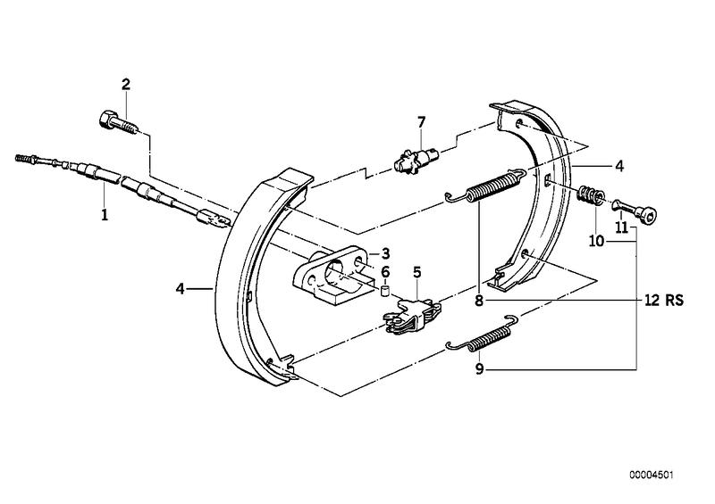 Handbremsbowdenzug 34401156326