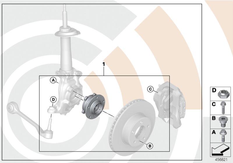 Repair kit front wheel bearing VALUE LINE 31222409786