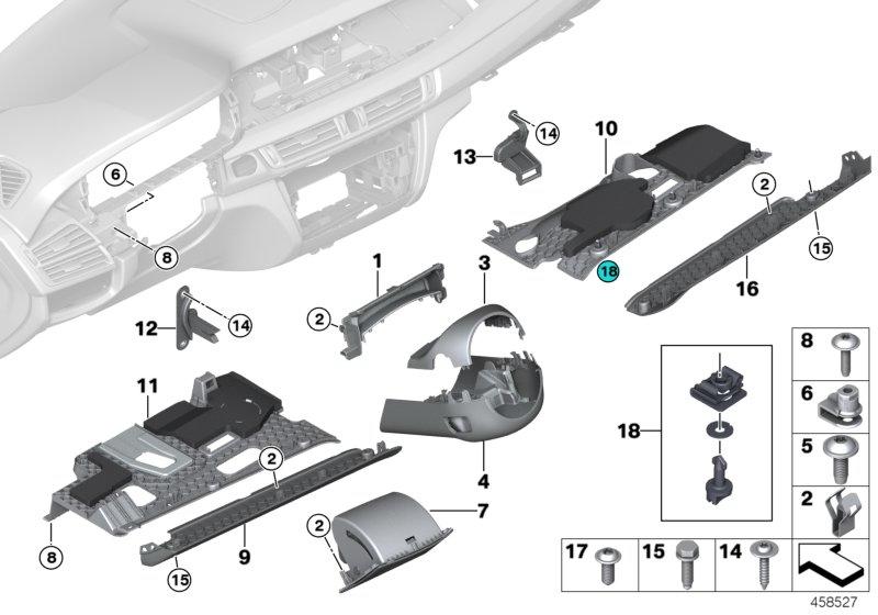 Folding compartment driver side MOKKA 51459288817