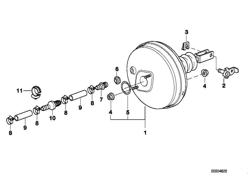 Brake booster 34332228094