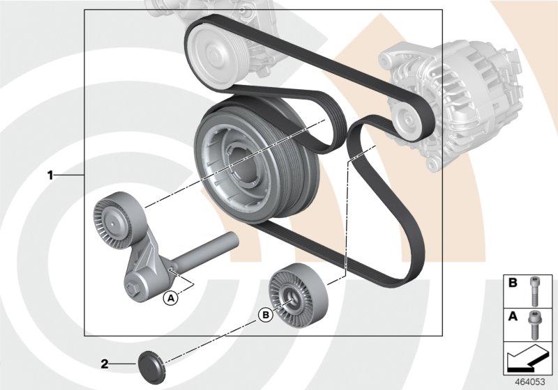 Repair kit belt drive completely VALUE LINE 11282413245