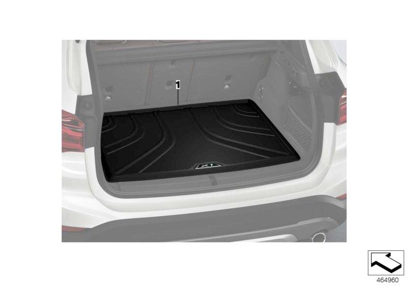 Luggage compartment mat SW./SLB./-SA4FD 51472407172