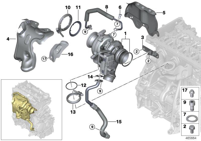 Exchange turbocharger 11658514267