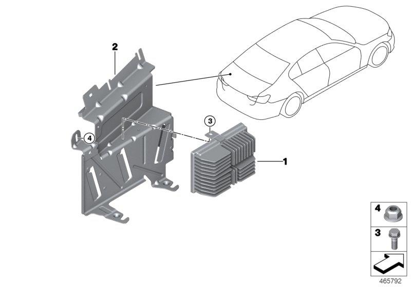 Individual audio system amplifier 65122622879