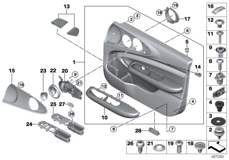 Handle shell cover 51417362999