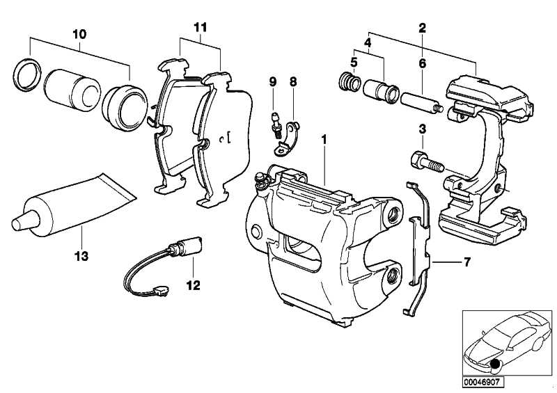 Caliper housing right 3 Z3 Z4 34116758114