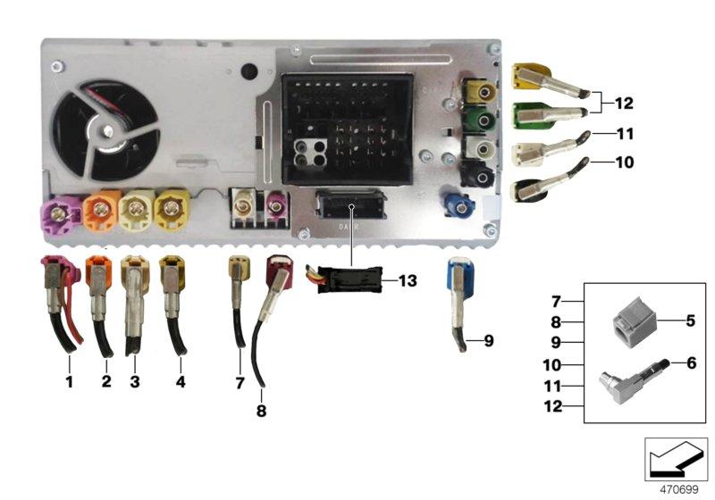 HSD-line HU - USB / AUX 61116845918