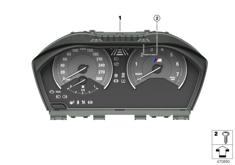 Instrument cluster KMH 62108097325