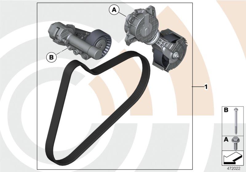 Repair kit belt drive VALUE LINE 11282444363