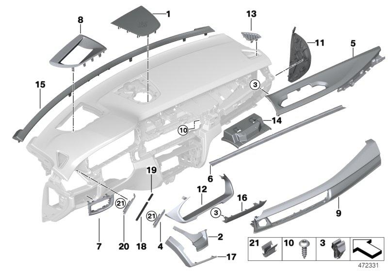 Receiving light guide links 51459280791