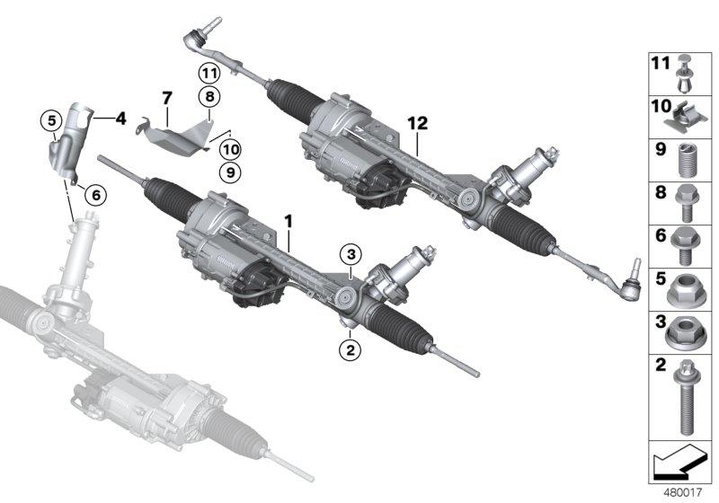 Exchange steering gear electrically SPORT / CPM 32106889127