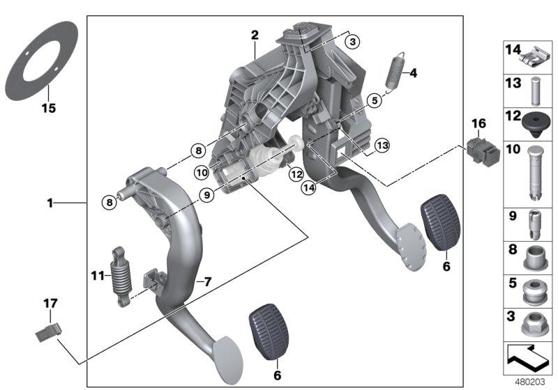 Pedal coating 35206860691