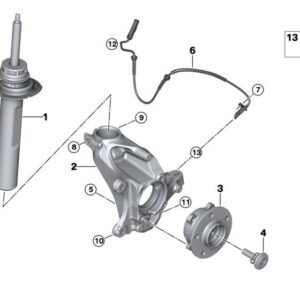 Strut front right 31316852420