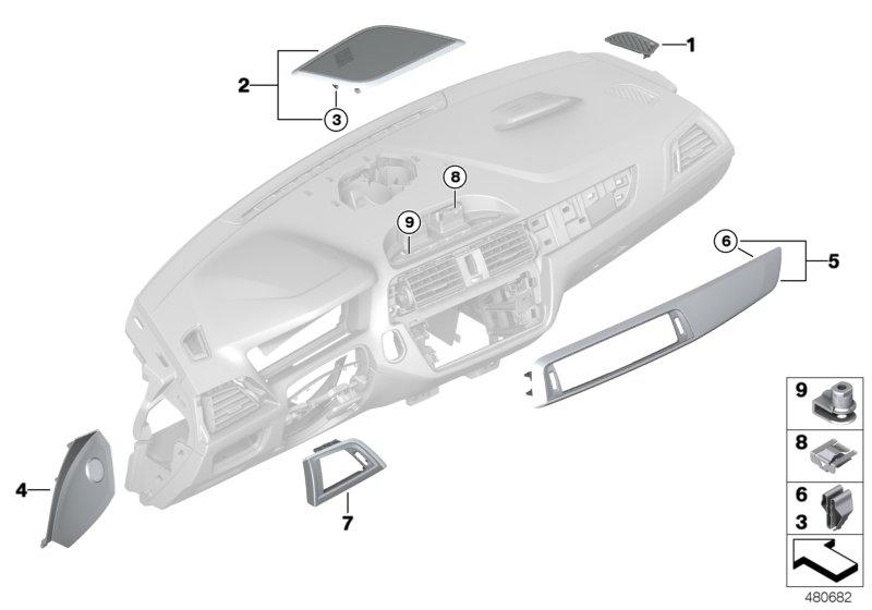 I-aperture board alu Hexagon GLOSS BLACK 51458073765