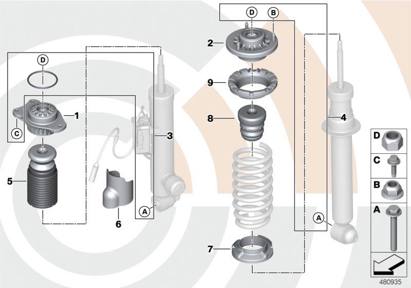 Mounting kit supporting bearing VALUE LINE 33522451583