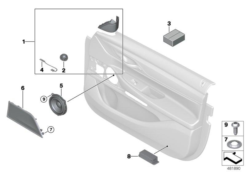 Mirror triangle high-end sound system LINKS 65136824621