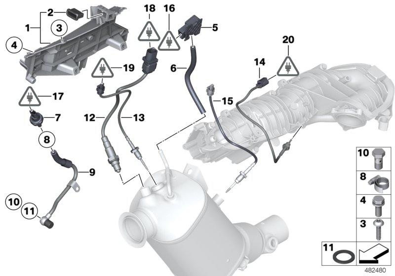 Sensor holder 13627811112