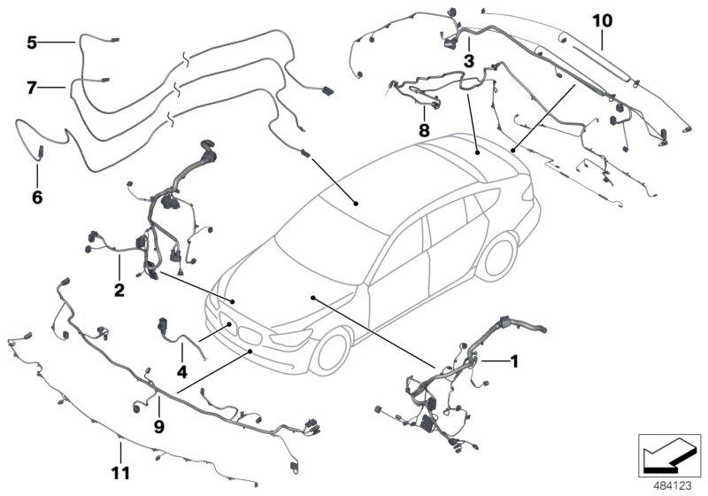 Cable set front end 61129290337