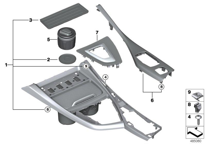 Inlay mat tray front 51169396027