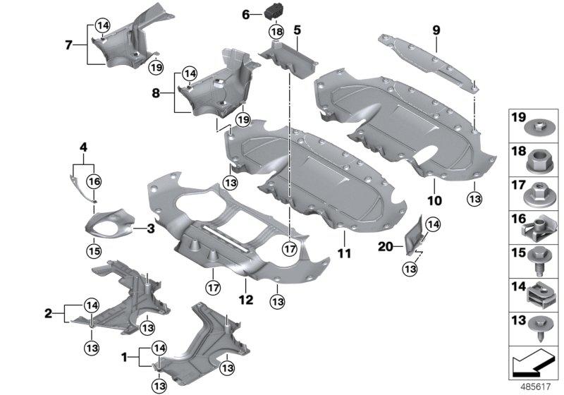 Diesel rear diffuser 51757404729