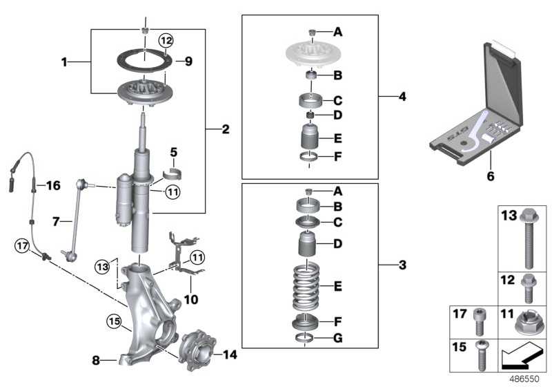 Repair kit front GTS 31308009876