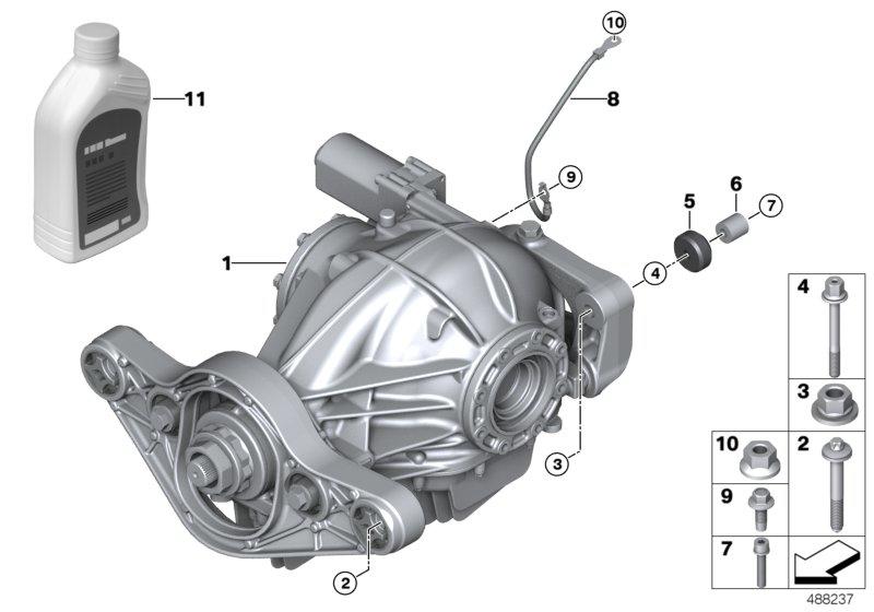 Differential lock exchange with I = 3.46 33108090480