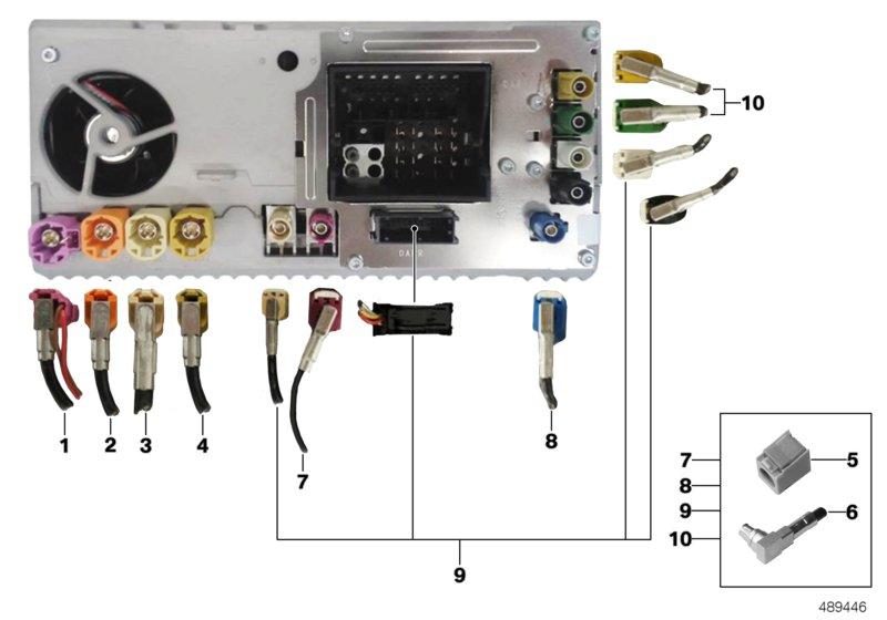 Connecting cable Head Unit High - CID 61116813847