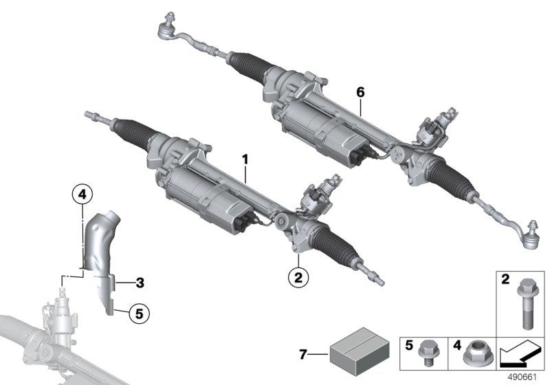 Electrically steering gear 32106889082