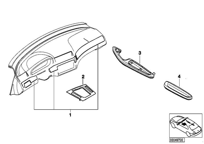 Armrest wood rear left BLACK / BIRCH 51437055529