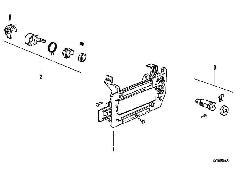 Repair kit lock cylinder Li. 51218124293 BMW.Click Spare parts and