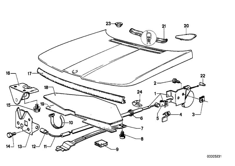 Front flap closure 51231819018