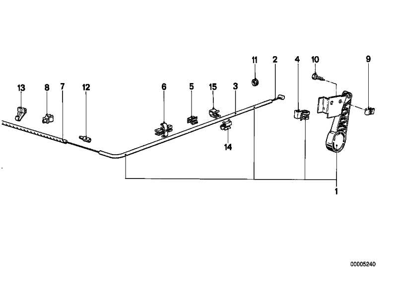 Actuating the front cover 5 Series 51231868556