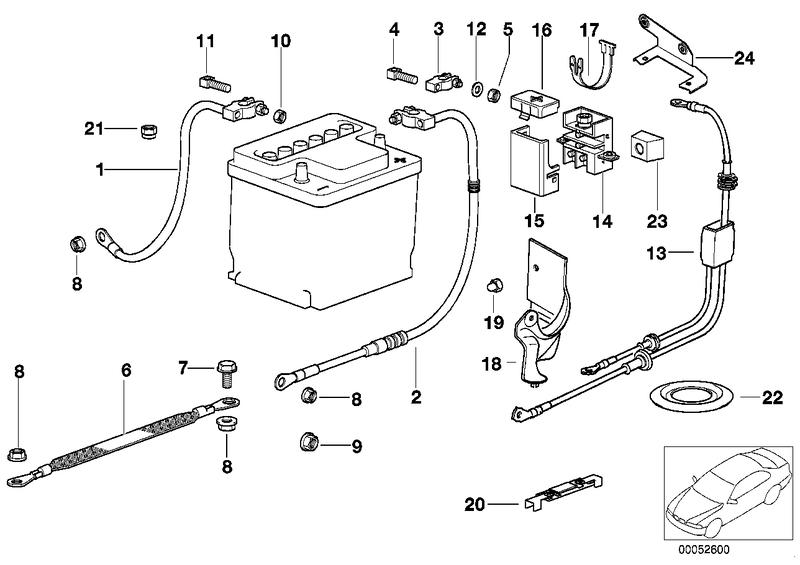 Battery cables plus 12421737716